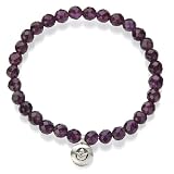 Satya Jewelry Amethyst Silver Lotus Contentmen