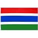 Gambia Flag Polyester 3 ft. x 5 ft.