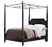 American Perspective&amp;#153; California King Canopy Bed Hearth Black