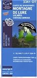 Montagne de Lure, Les Mees, Chateau-Arnoux ~ IGN Top 25 3341OT  (The Outstanding All Weather Map)