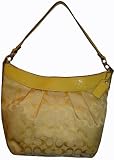Women's Coach Purse Handbag Lemon Yellow Soho Pl Signature CV SH Bag