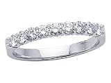 0.50 cts Round Diamonds Band - Platinum, 14kt White or Yellow Gold