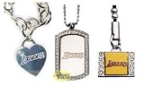 Los Angeles Lakers Heart Bracelet/Necklace/Cell Phone Charm Package