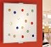 Eglo  87306A Santiago, 1 multicolor Glass, 2-Light Wall/Ceiling Light Fixture
