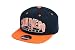 MLB Men's San Diego Padres Arched Snapback Cap (Royal/Orange, Adjustable)