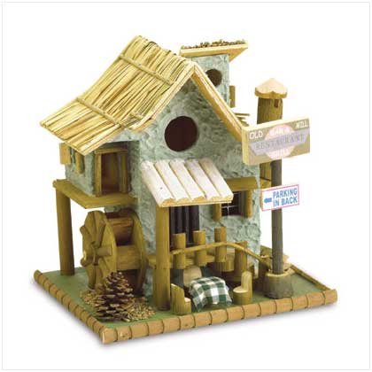 Childrens Toyshop  Outdoor Living : Old Mill Restaurant Birdhouse