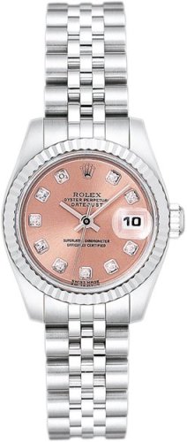 ROLEX デイトジャスト 179174G ピンク 10Pダイヤ [並行輸入品]画像