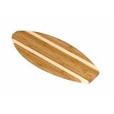 Island Bamboo SRF14 Solana Surf Board Cutting Board, 14-Inch by 6-Inch by Island Bamboo