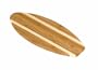 Island Bamboo SRF14 Solana Surf Board Cutting Board, 14-Inch by 6-Inch