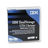 IBM 1/2 inch Tape Ultrium LTO Data Cartridges, LTO 1, 200GB