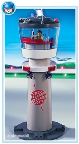 Childrens Toyshop  Toys : Playmobil - Airport Tower with Flashing Light 4313