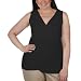 Women's Plus-Size Merona® Ebony V-Neck Sleeveless Fashion Top
