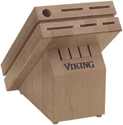 Viking 6-Slot Knife Block with 4 Steak Knife Slots