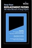Rival RF22 deep fryer filters.