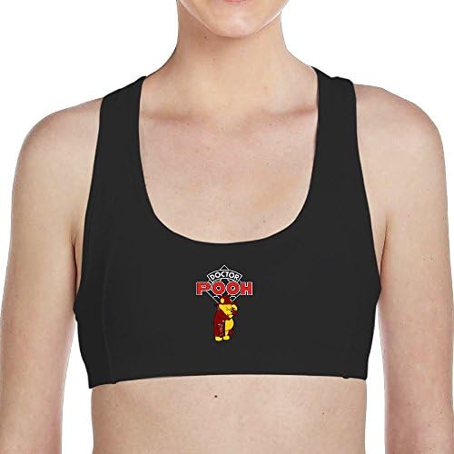 Women's Doctor Who Winnie The Pooh Sport Ves Fitness Yoga Crop Top