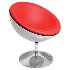 LumiSource Lunar Lounger, Red by LumiSource, Inc.
