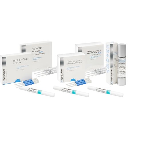 Power Swabs Intensive Teeth Whitening and 3-Month Maintenance Kit