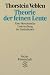 Theorie der feinen Leute (Taschenbuch)