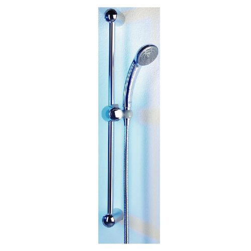 Spirella 1003206 Duschbrausen-Set DUBLIN CHROM MONOJET