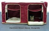 Hammock for Cat Exhibition Cage Burgundy