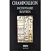 Dictionnaire �gyptien