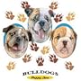 Bulldog-Puppy Love Adult Sweatshirt