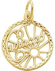 Rembrandt Charms Curacao Charm, 10K Yellow Gold