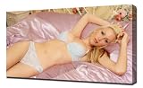 Caprice Bourret - Canvas Art Print - Framed Size 12