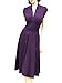 iLover Women Deep-V Neck Elegant Sleeveless Vintage Bridesmaid Dress