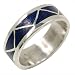 Lapis Inlay - Sterling Silver Ring