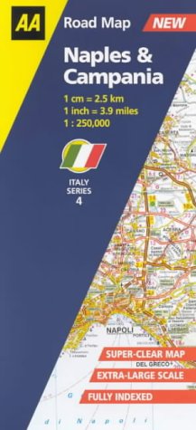 City Travel Guides Discounted  Books : Naples and Campania (AA Road Map Italy)