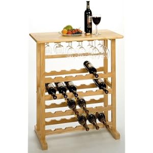 24 Bottle Wine and Stemware Rack by Modern Lines