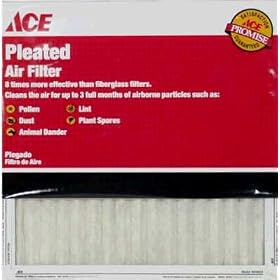PRECISIONAIRE 84804.011625 PLEATED FURNACE AIR FILTER 16x25x1 (pack of 12) by Precisionaire