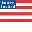 Stars and Stripes Invitations 8ct