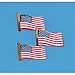 Fun Express American Waving Flag Clutch United States USA, 72 Metal Lapel Pins