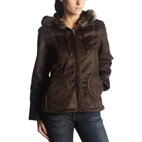 Big Chill Women's Big Chill Ladies Faux Suede Coat
