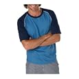 Hanes - Beefy 5.5 oz Ringspun Cotton Contrast Raglan T-shirt with Piping (5929)