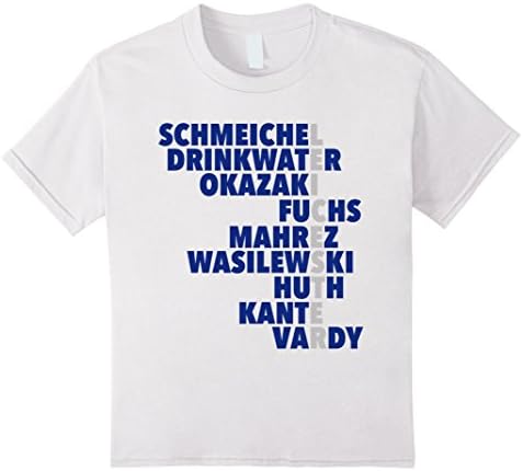 Kids L.C spelt using player names T-shirt 6 White