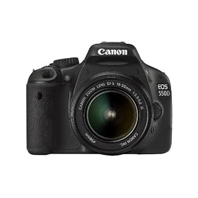 Canon EOS 550D Digital SLR Camera (inc 18-55 mm f/3.5-5.6 IS Lens Kit)