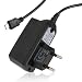 Wicked Chili Schnellader Netzteil / Reiselader für SanDisk Sansa MP3-Player CLIP ZiP / Fuze+ / Fuze Plus (microUSB, 1000mAh, 110-240V) schwarz