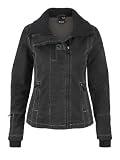 Bench Ladies Jacke SARAH 2 X ZIP JACKET, black, S , BLKA0930_BK001 Bench Ladies Jacke SARAH 2 X ZIP JACKET, black, S , BLKA0930_BK001