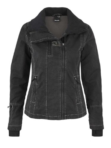 Bench Ladies Jacke SARAH 2 X ZIP JACKET, black, S , BLKA0930_BK001 Bench Ladies Jacke SARAH 2 X ZIP JACKET, black, S , BLKA0930_BK001