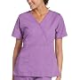 Dickies Women's Everyday Scrubs (EDS) Mock Wrap 2 Pocket Empire Waist Top