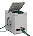 No Crank Crate 125' Water Powered Retractable Garden Hose Reel #RS12581
