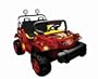 National Products 12V Battery Operated Dual Passenger 4 X 4 Red