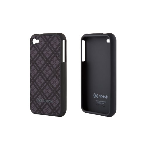 Speck Products Fitted Case for iPhone 4 - Black/Gray - Fits AT&T iPhone