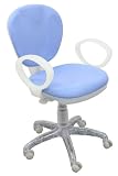 Baby Blue Computer Chair [WL-1156-BABYBLUE-GG]
