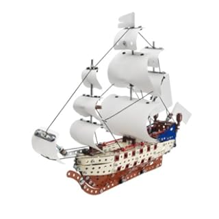 Meccano Tin Tin Unicorn Ship Model Toy