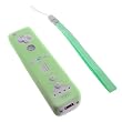 Nintendo Wii Remote Control Accessory Bundle Kit - Premium Silicone Skin Case with Wrist Stap - 6 Packs ( Green + Pink + Black + Blue + Smoke + White )