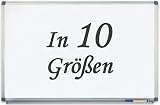 MOB Whiteboard - 10 Größen wählbar - 90x60cm - mit Alurahmen, magnetisch
